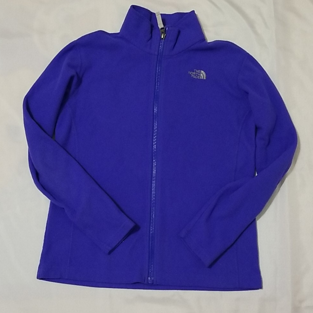 The North Face Girl's Xl(18) Blue Fleece Jacket